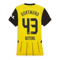 Billiga Borussia Dortmund Jamie Bynoe-Gittens #43 Hemma fotbollskläder Dam 2024-25 Kortärmad